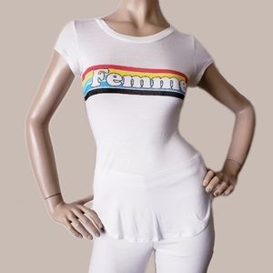 PinkBerry "Femme" Vintage Retro Style T-Shirt